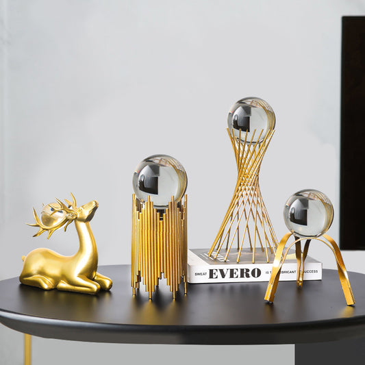 Nordic Luxury Crystal Ball Decorations